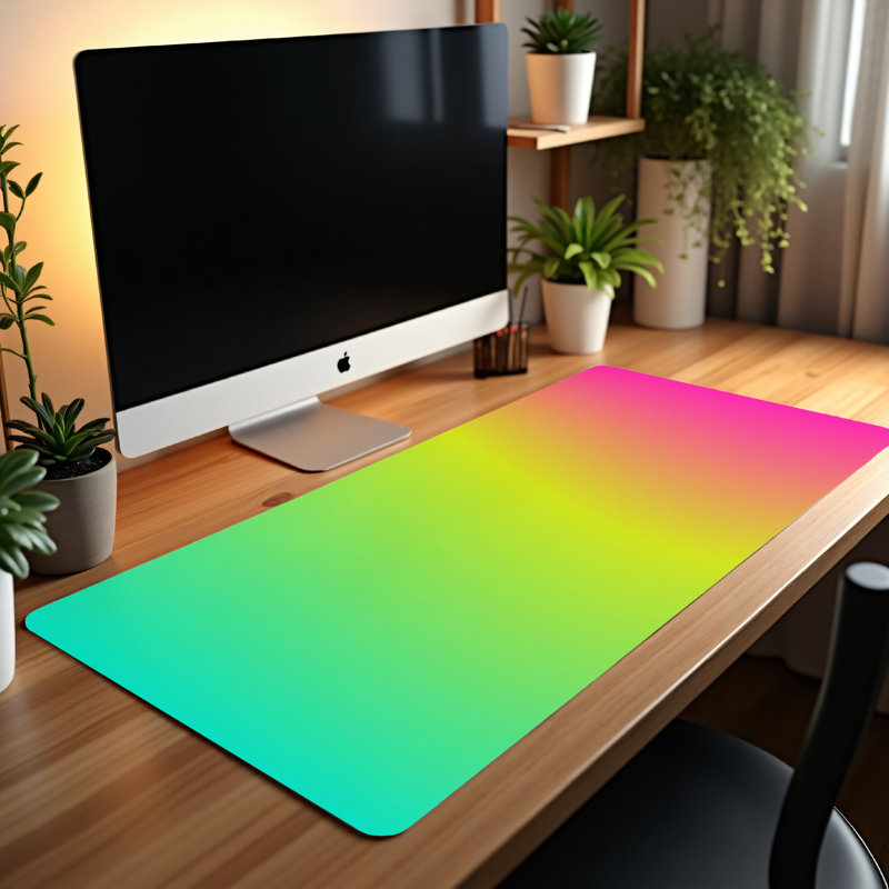 Polyester Desk Pad, 14.4x12.1