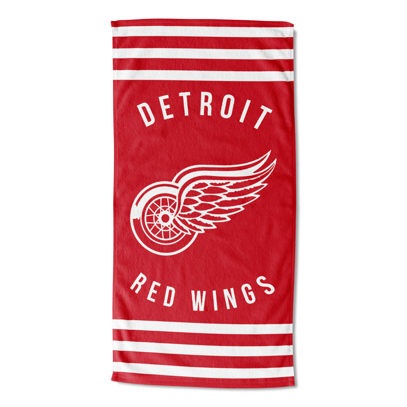 Cotton Blend Lightweight Beach Towel, Detroit Red Wings