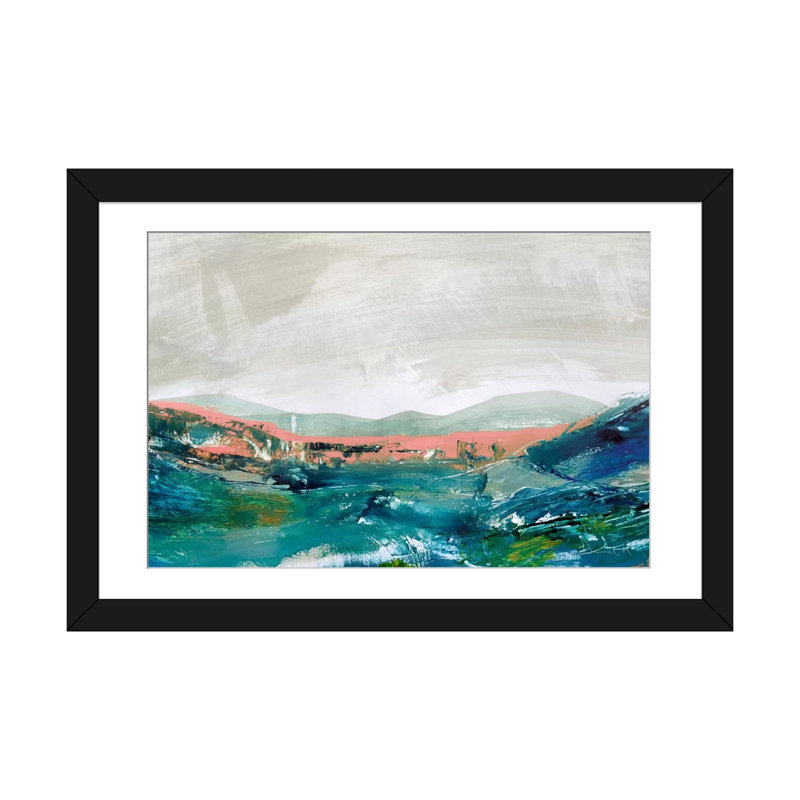 " Cornwall ", 16" H x 24" W x 1" D, Black Framed Fine Art Paper