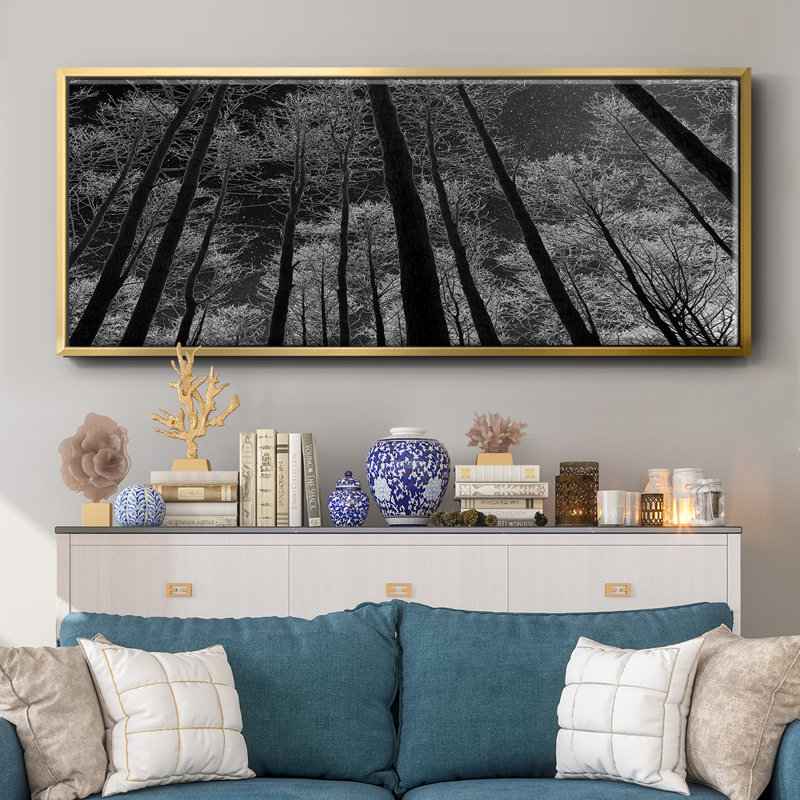 Night Sky- Framed Canvas, 20" H x 50" W