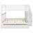 Bunk Bed with Two Drawers and Storage,White,Full over Full,65.60"H*57.50"W*93.50"L-113791485