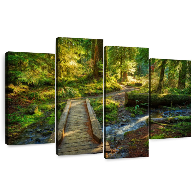 Alvord Olympic Forest Bridge, 48" H x 75" W