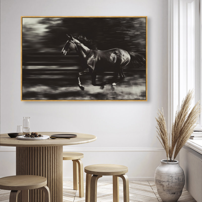 Velocity Unbound Print by Oliver Gal, 31"H x 46"W, Gold Floater Frame