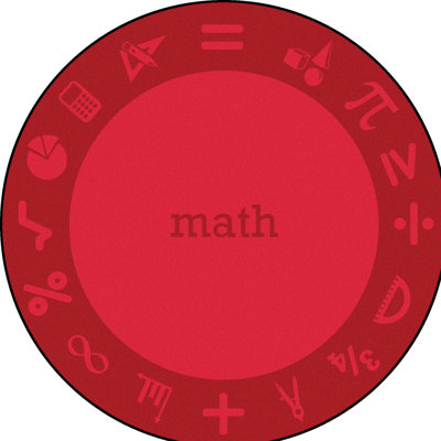 Tapis rouge Steam Math par Joy Carpets