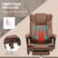Fauteuil de massage, fauteuil inclinable avec hauteur réglable et repose-pieds