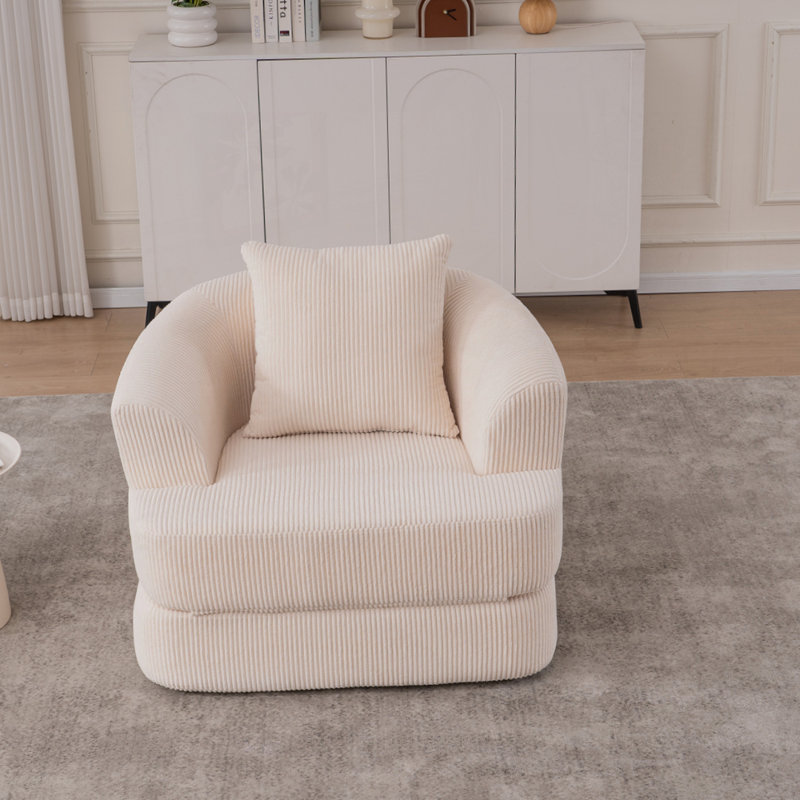Fauteuil inclinable portable et ergonomique pliable pour une détente ultime, Beige