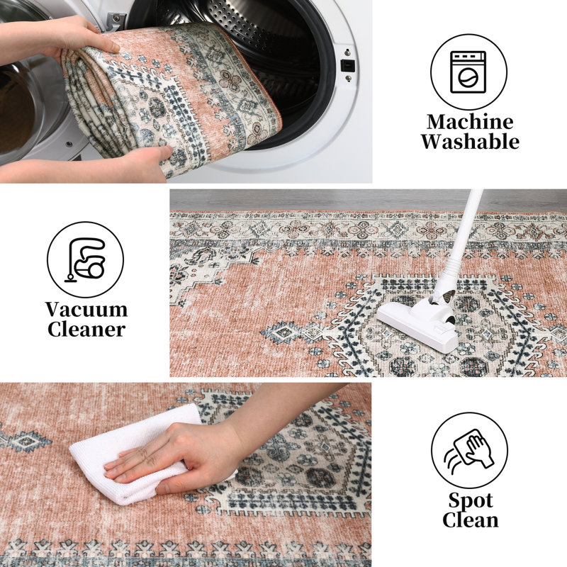Tapis avec envers antidérapant Cristena, Rectangle 9 pi x 12 pi