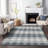 Eira Gray Washable Indoor-Outdoor Rug - -1794294292