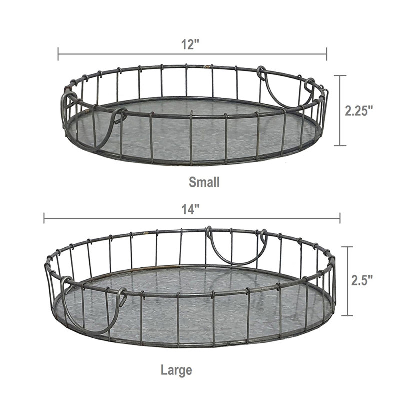 S/2 Iron Trays