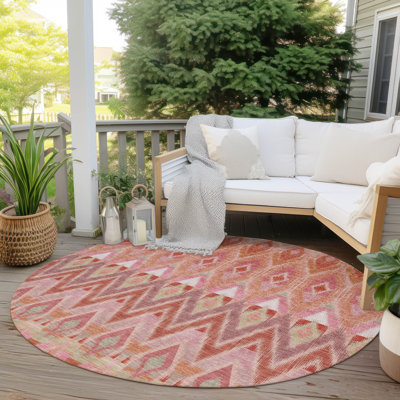 Tapis intérieur / extérieur Everlee avec envers antidérapant