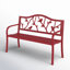 Powder Coated Steel Outdoor Bench