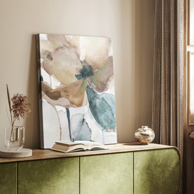 Watercolor Poppy I -Gallery Wrapped Cavas