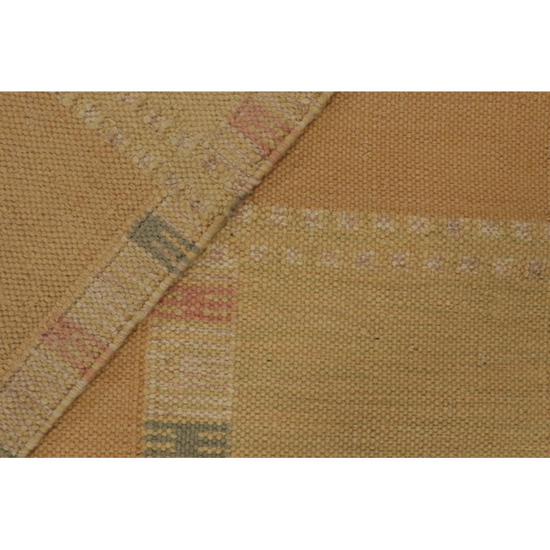 Scandinavian Wool Geometric Area Rug, Rectangle 5' x 8'