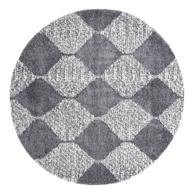Serenity Shag Geometric Indoor Rug