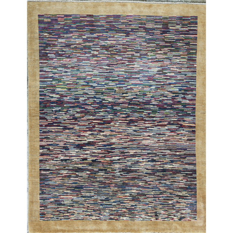 Hand-Knotted High-Quality Purple Area Rug