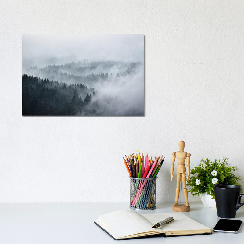 The Waves - Wrapped Canvas Print, 20.32cm H x 30.48cm W x 1.91cm D