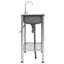 Belfry Kitchen 420mm W Single Bowl Steel Freestanding Kitchen Sink