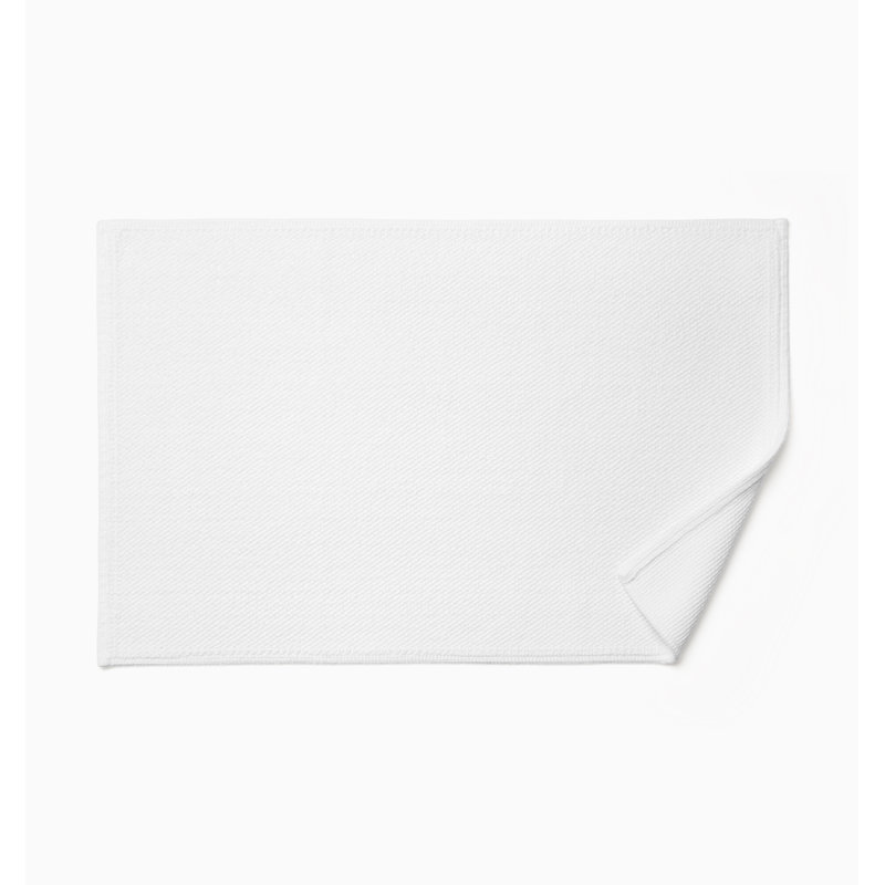 Osini Bath Rug, White,  Single - 59" L x 23" W