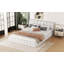 Grand lit plateforme tapissier