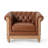 Anduin Faux Leather Chesterfield Chair-484202062