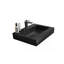 Integrated Engineered Quartz Basin WITHOUT Drain And Faucet, Matt Black Colour-1756970721-1756970726