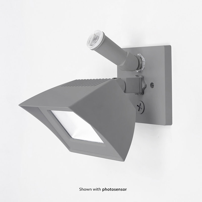 Architectural Graphite 35W LED Outdoor Security Flood Light, 6 in