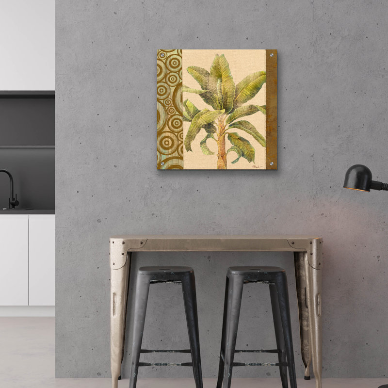 «Parlor Palm I» par Paul Brent, H 24 po x l 24 po x P 0,2 po