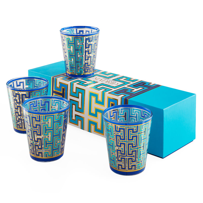 Jonathan Adler Madrid, 4 pièces, 8,45 oz Ensemble de verres en verre