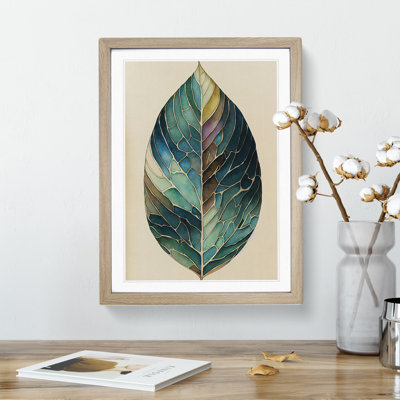 Painted Leaf No.3 - Single Picture Frame Painting