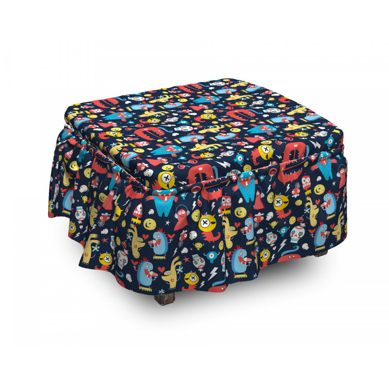 Housse pour repose-pieds creatures