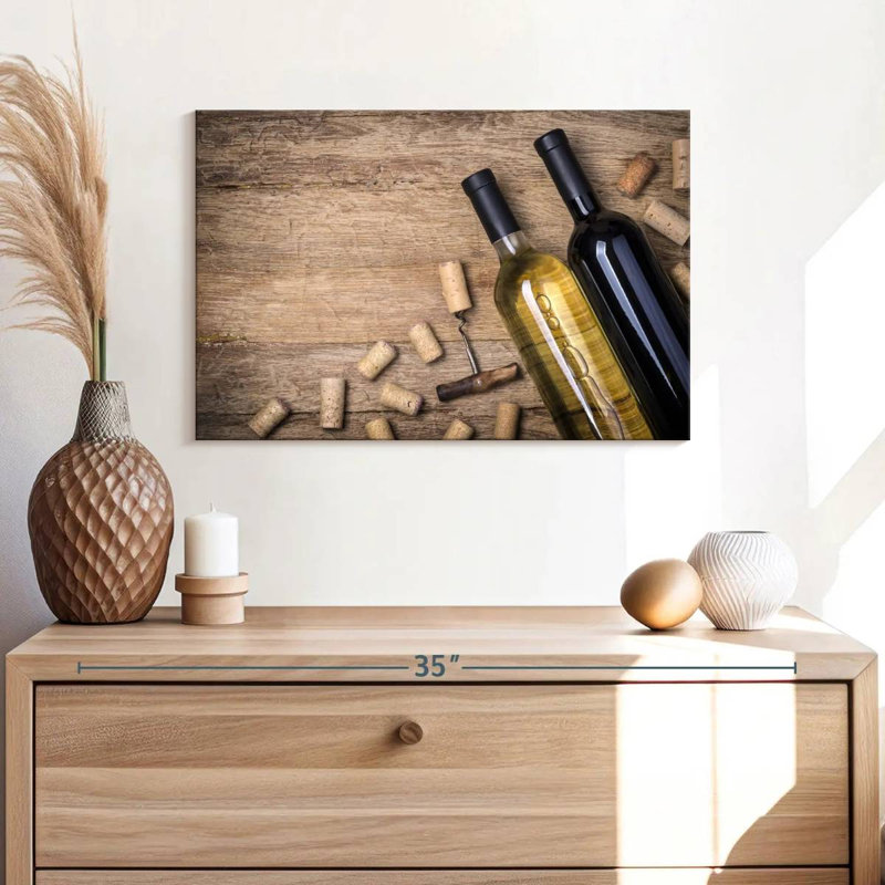 Yarlin Red And White Wine, 16" H x 24" W