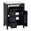 Meuble-lavabo autoportant de 24 po avec lavabo en céramique-1846473909