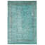 Tapis turquoise à transition de couleur 6 pi 9 po x 10 pi 4 po