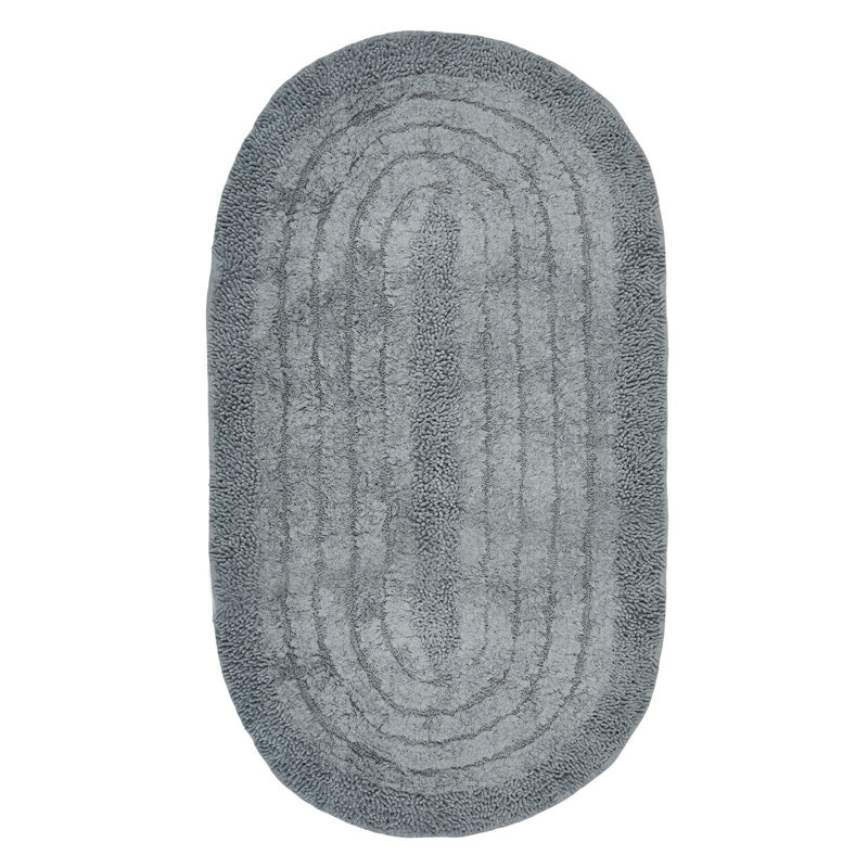 Tapis de bain Mateas, Gris