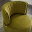 Fauteuil demi-tonneau pivotant 360 ° - Velours-912710627