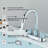 2-handle Bathroom Faucet with Drain Assembly