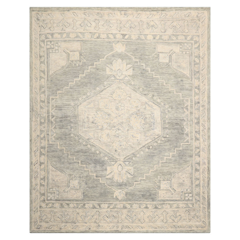 Tapis en laine touffetés à la main Celadon
