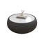 Table basse moderne en cuir fritté clair en forme de tambour pour le salon-1361851549-1584282847
