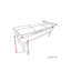 Banc avec repose-pieds Carlson-23540177-23540178