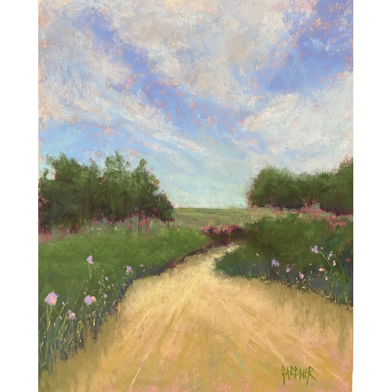 Savouring The Day par Dina Gardner, Papier avec cadre noir, H 21,25 po x l 17,25 po x P 0,875 po
