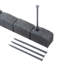ROMAN BORDERS 9cm H x 120cm W Composite Lawn Edging-112806058