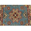 Tapis bleu unique de 3 pi 11 po x 5 pi 11 po