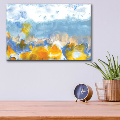 «Sun Up 2» par Alicia Ludwig, art mural en verre acrylique