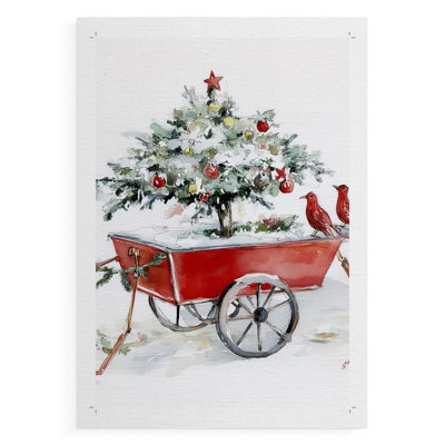 Art des Fêtes de Noël Cxxxviii - impression sur toile seulement - non encadrée