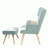 Fauteuil d'appoint avec repose-pieds-245533407
