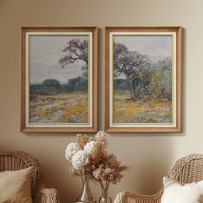 Set of 2 Premium Framed Art Artworks on Premium Canvas with 26"x36" Frame