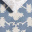 Tapis bleu / ivoire en laine touffeté à la main Rudra-155713355