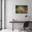 'St Paul's Cathedral And Millennium Bridge' By Mark A Paulda Gold Metal Wall Art-490438903