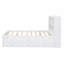 Lit plateforme double avec lit gigogne et tiroirs-117190694