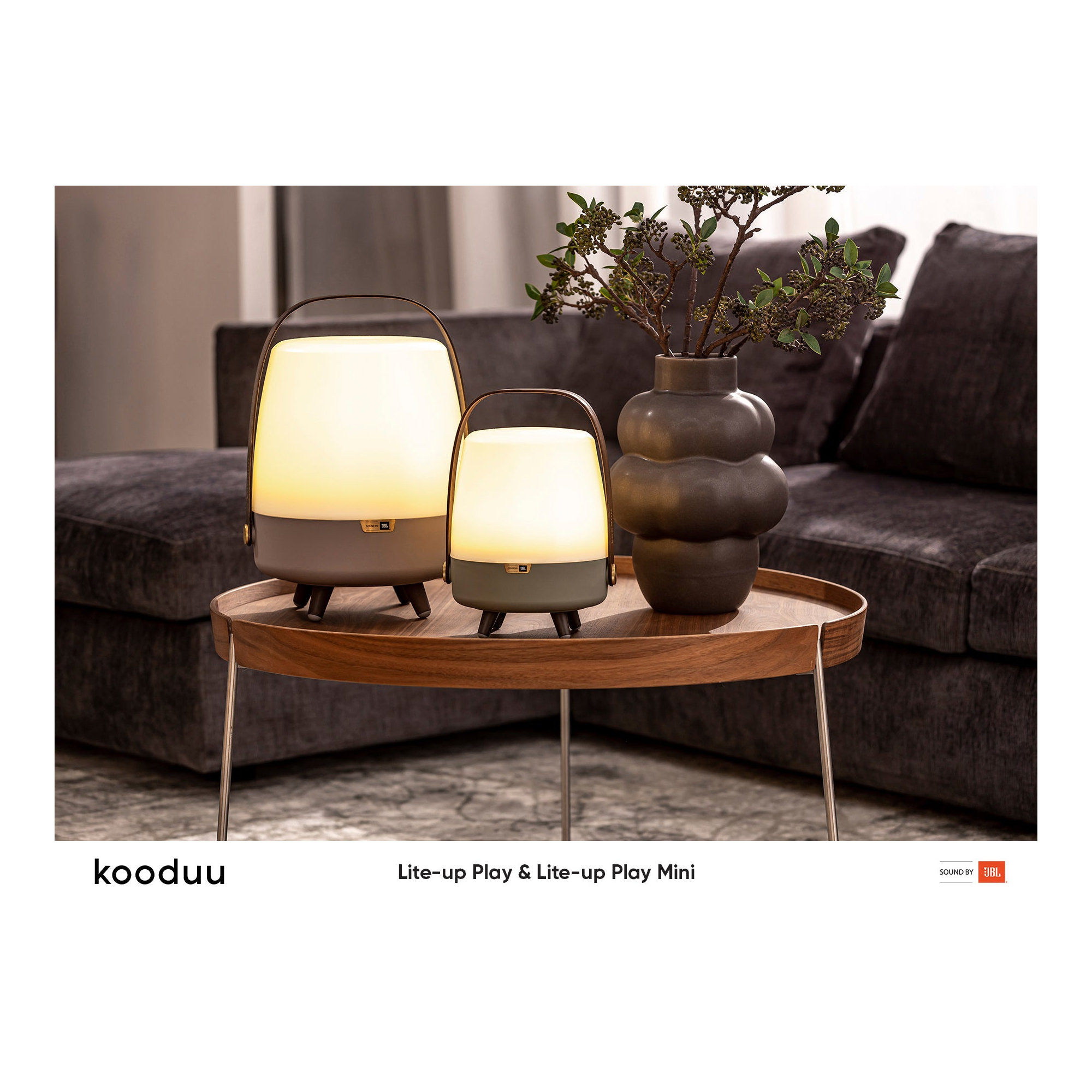 Lite Up Play Mini- Earth by Kooduu, Brown